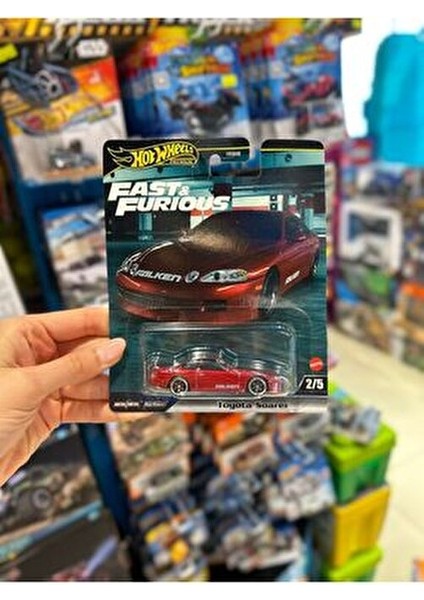 Oyuncak Araba Toyota Soarer Hızlı ve Öfkeli Metal Gövde ile 1:64 Ölçekli fırsatları