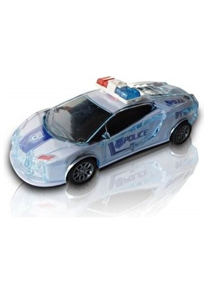 Sürtmeli Işıklı Sesli Pilli Polis Ekip Arabası 155 Beyaz Plastik 17 cm indirimleri