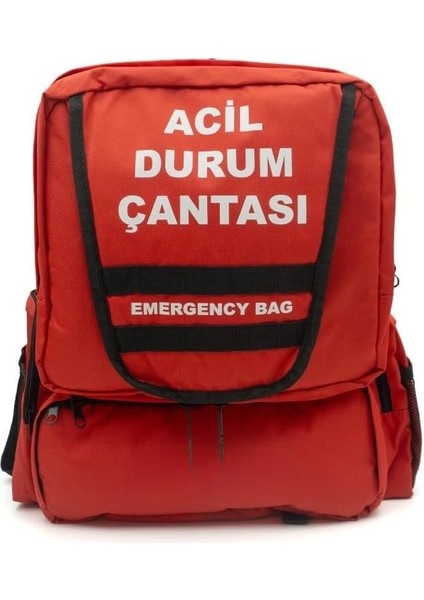 Deprem Çantası, 208 Parça, 4 Kişilik Aile Için, Acil Durum ve Ilkyardım Seti