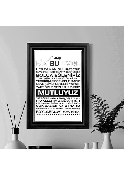 Özel Dekoratif Ev Hediyesi Baskılı Çerçeve indirimleri