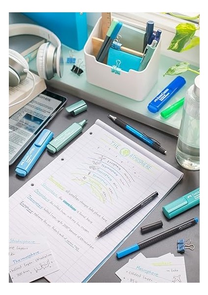 Grip Finepen Ince Keçe Uçlu Kalem Seti, 30’lu, Pastel ve Neon Renkler, 0.4 mm Hassas Uç, Metal Destekli, Ergonomik Üçgen Gövde fırsatları