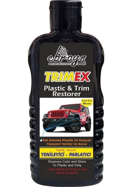 Trımex Plastik Yenileyici Parlatıcı