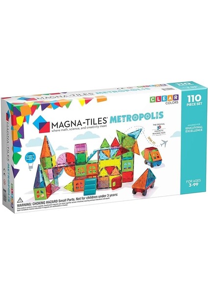 Magna Tiles Metropolis 110 Parça Set