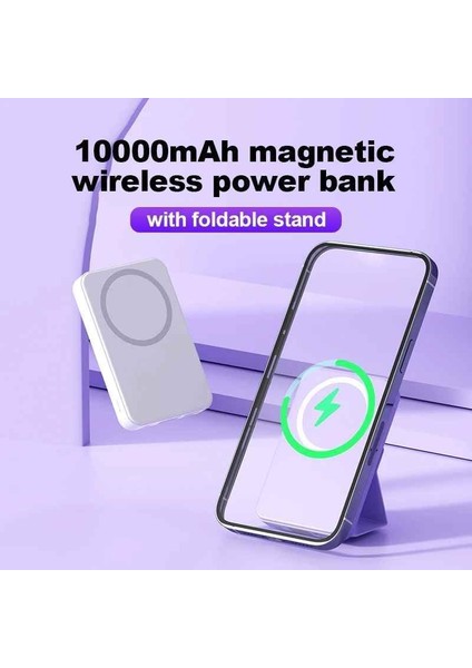 15W Manyetik Kablosuz Powerbank Şarj Cihazı, LED Ekranlı, PD22.5W Hızlı Şarj, Usb, Lightning ve Type-C Çıkışlı, Güç Göstergeli modelleri
