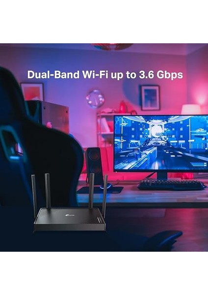 Archer BE220, BE3600 Mbps, Fiber Destekli, 4× Gbps Port, Vpn Destekli, Homesheild, Easy Mesh Uyumlu, Dual-Band Wi-Fi 7 Router indirimleri