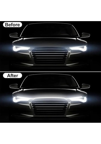 3 Serisi ile Uyumlu Kaput Ledi, Gündüz Ledi, Silikon 150CM Beyaz Araç Kaput LED Şerit modelleri