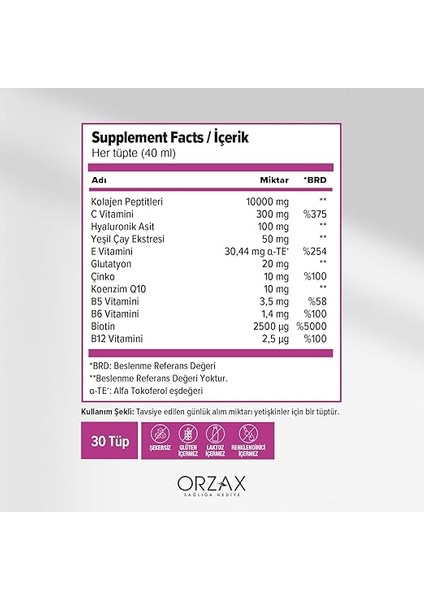 DAY2DAY The Collagen Beauty Plus 30 Tüp x 40 ml fiyatları