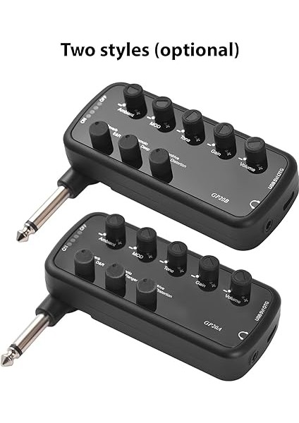 Gitar Amfisi Amfi Taşınabilir Kulaklık Gitar Amfisi Tak ve Çalıştır Elektrik Gitar Müzik Aleti 3 Dahili Hoparlör Simülasyonları Otg Dahili Kayıt fırsatları