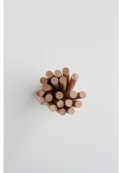 24MM Çapında 10'lu Tahta Çubuklar, 30CM Uzunlukta modelleri