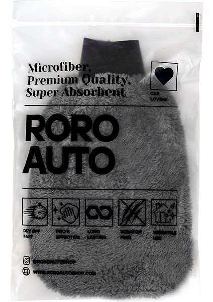 Auto Olimpos Mikrofiber Oto Cam Bezi 50X70 Gri &amp; Gri Araba Yıkama Eldiven Seti fırsatları