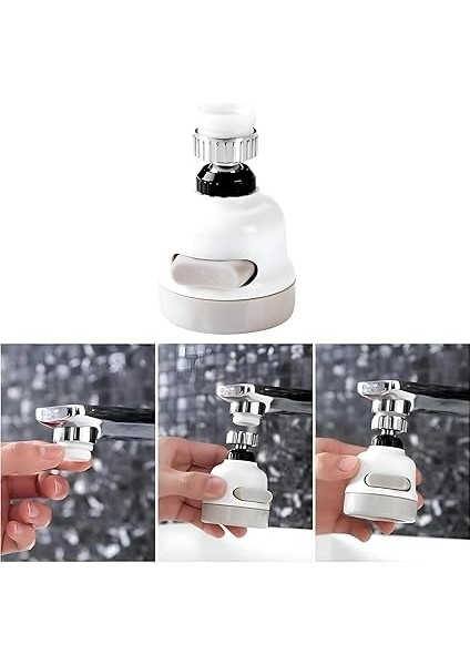 360° Ayarlanabilir Musluk Başlığı – Su Tasarruflu Lavabo Ucu, 3 Farklı Püskürtme Modu, Sıçramaya Dayanıklı Tasarım | Mutfak ve Banyo Lavaboları Için Döner Musluk Başlığı modelleri