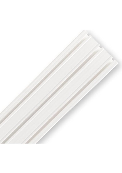 3 Raylı Korniş Perde Rayı Kaliteli Sağlam Ambalaj (280 Cm)