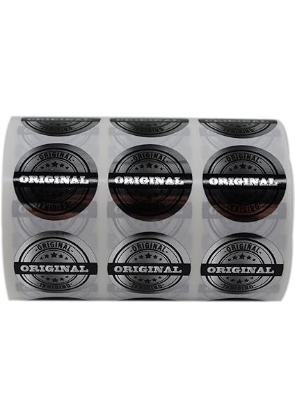 Etiketler , Hazır Al Hızlı Al Original(Orjinal) Etiketi Pp Metalize 25MM Çapında 1000 Adet Ürünlerinizin Kontrol Edildiğini Belirtin. modelleri