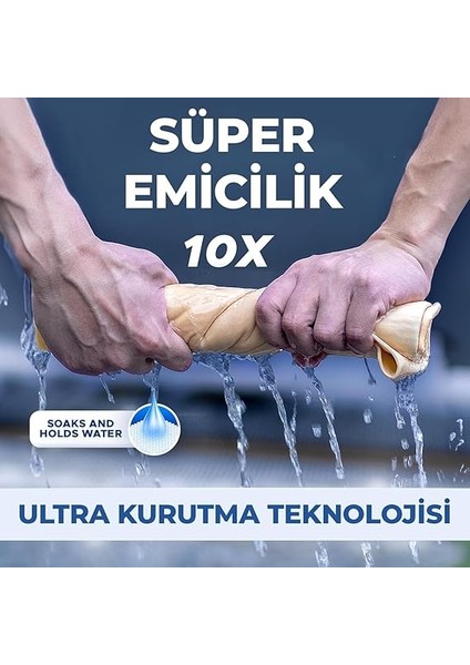 Cleanıng | 50X60CM - Premium Oto Araç Kaporta, Cam Kurulama Sentetik Güderi Bez | Çizmez, Leke Bırakmaz indirimleri