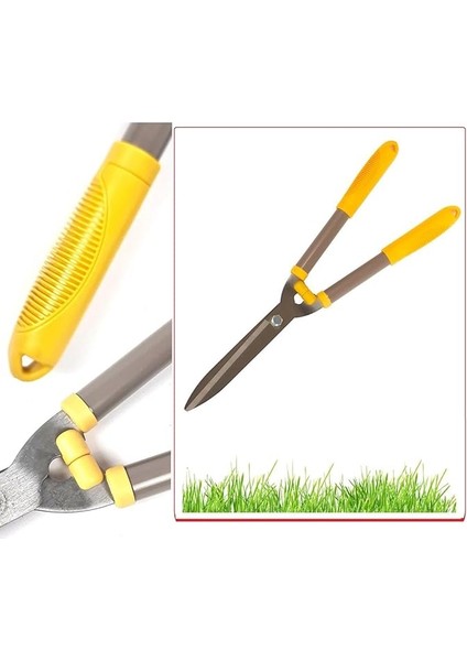 Çim Kesme Makası Karbon Çelik Çit Kesme Makası Kaydırmaz Saplı Bahçe Çalı Çim Çit Makası modelleri