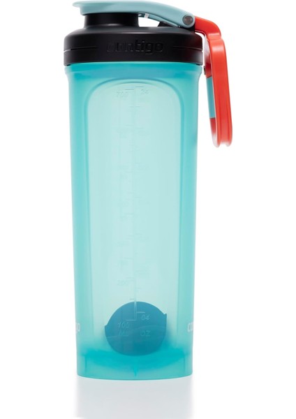 Shake Go Sporcu Suluğu &amp; Shaker 820ML Turkuaz