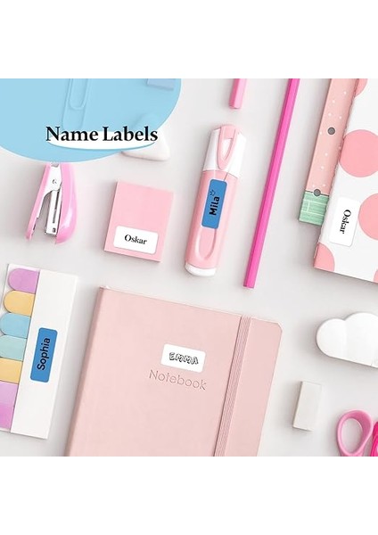 Termal Etiketler (0.65" x 1.2") D11/D110/D101 Etiket Makinesi Için Kendinden Yapışkanlı Yazıcı Etiket Kağıdı, 1 Rulo 210 (Beyaz) fiyatları