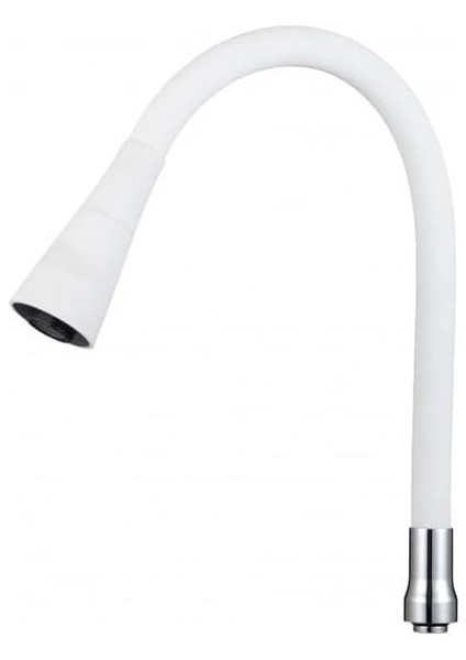 Esnek Silikon Musluk Başlığı – Kıvrılabilir ve Oynar Başlıklı, Beyaz Renkli Musluk Uzatma Aparatı | Mutfak ve Banyo Bataryaları Için Ayarlanabilir Su Yönlendirici 52 cm modelleri