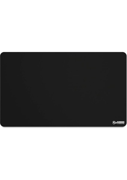 Xl Genişletilmiş Oyun Fare Altlığı/pedi - Büyük, Geniş (Xl Uzatılmış) Siyah Kumaş Fare Altlığı, Dikişli Kenarlar | 14"X24" (G-P)