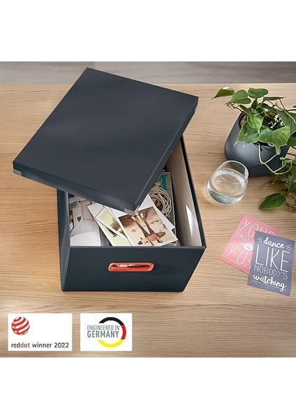 Click &amp; Store Cosy Orta Boy Saklama Kutusu, Gri, 53480089 indirimleri