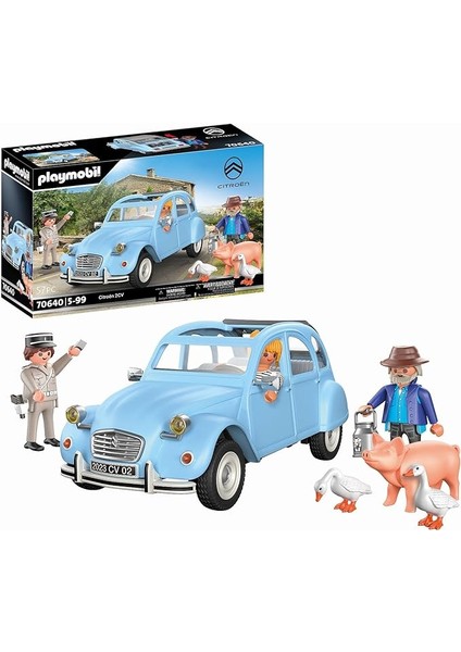 70640 Klasik Araba Citroën 2cv, Çıkarılabilir Kapaklı Teneke Salyangoz, Otomobil Tutkunları Için Koleksiyon Parçası, Koleksiyoncular ve 5 Yaş ve Üzeri Çocuklar Için Oyuncak