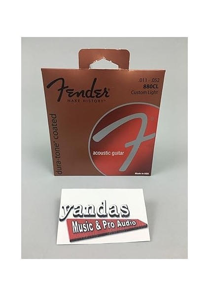 880CL Coated 80/20 Bronze Takım Tel Akustik Gitar Teli 011-052 fırsatları