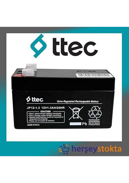 12V 1.3AH Bakımsız Kuru Akü fiyatları