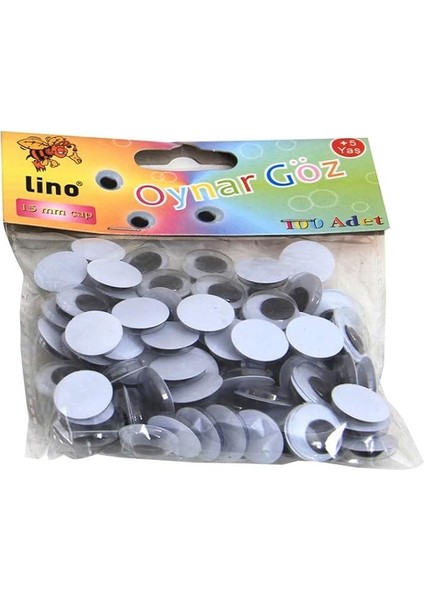 Oynar Göz Büyük Boy 15 mm 50 Li RBZ-016-A