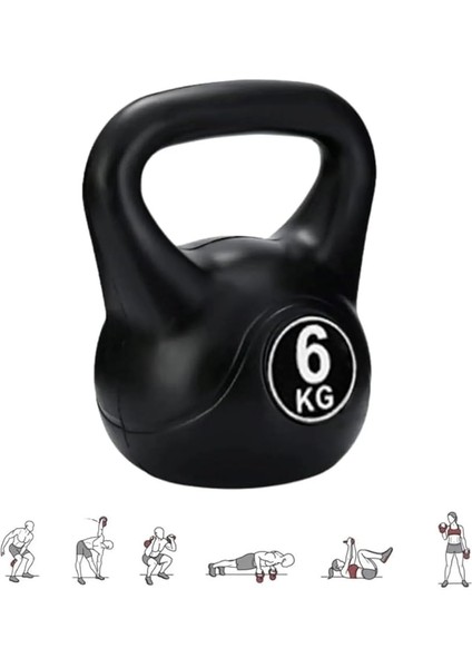 6 kg Kettlebell Çaydanlık Tipi Dambıl Ağırlık