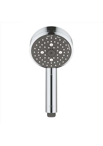 Vitalio Comfort 100 Quickfix El Duşu, 4 Akışlı, Su Tasarruflu, Kireç Önleyici Sistem, Duş Başlığı, Krom, 26094000 fiyatları