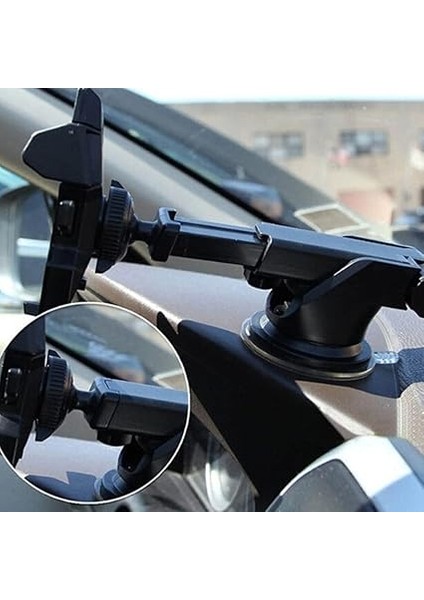 Profesyonel Vantuzlu Araba Araç Içi Akrobat Telefon Tutuculu Navigasyon Takip Oto Araç Içi Ayarlanabilir Uzunluk ve Başlık Vantuzlu Telefon Tutucu fırsatları