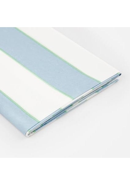 Meri - Pale Blue Stripe Tablecloth - Soluk Mavi Çizgili Kağıt Masa Örtüsü modelleri