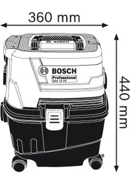 Professional Gas 15 Ps Elektrikli Süpürge (1.100 W, Hazne Hacmi, Brüt: 15 Lt) fırsatları