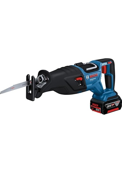 Professional Gsa 185-LI Akülü Panter Testere (18 Volt, 1 x 5,0 Ah Akü, Şarj Cihazı, Ahşapta Kesme Derinliği: 230 Mm, 2.900 Strok/dk, Karton Kutuda)