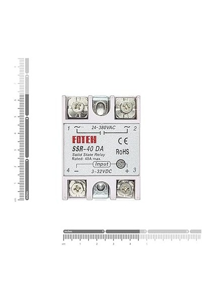 Robotik SSR-40DA 40A Sıcaklık Kontrollü Solid State Röle fırsatları