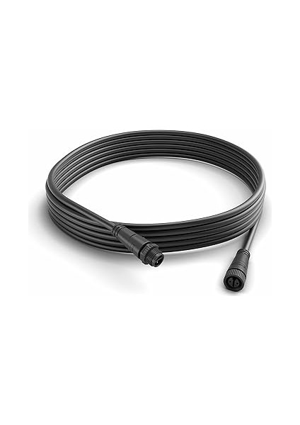 Hue Düşük Voltajlı Uzatma Kablosu, Tüm Hue Düşük Voltajlı Dış Mekan Lambaları Için, 5 M, Siyah fiyatları
