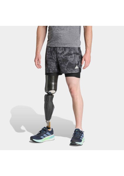 Performance JN9680 Own The Run Spray Dye 2-In-1 Short