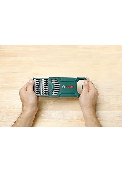 Professional Accessories X/line Mini 25 Parça Vidalama Seti, Plastik Kutu, Yeşil indirimleri