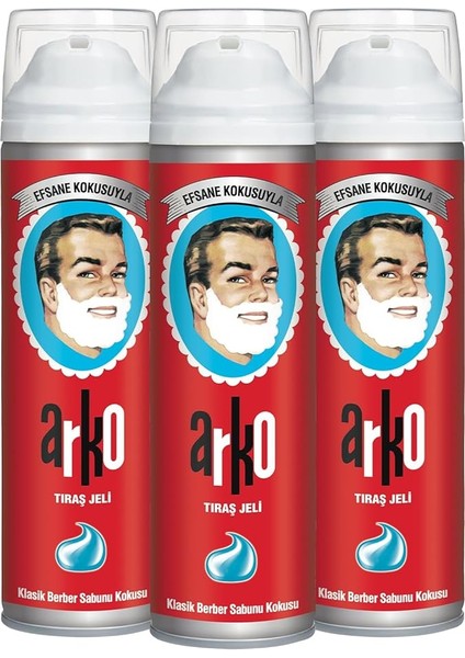 Men Efsane Erkek Tıraş Jeli 3X200 ml