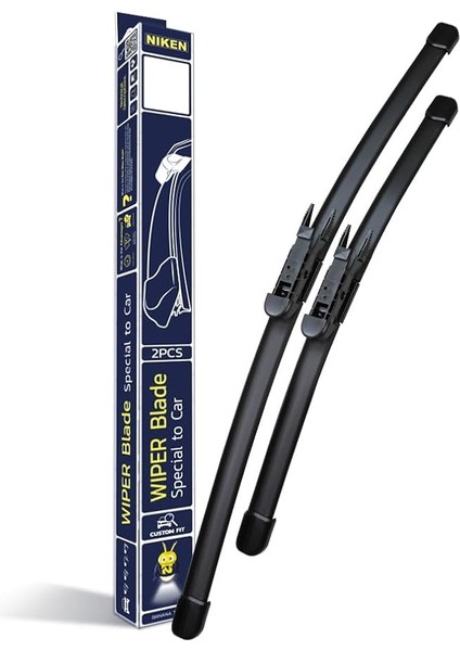 Fiat Linea - Grande Punto 2005+ Özel Silecek Takımı, 2 Parça, Siyah