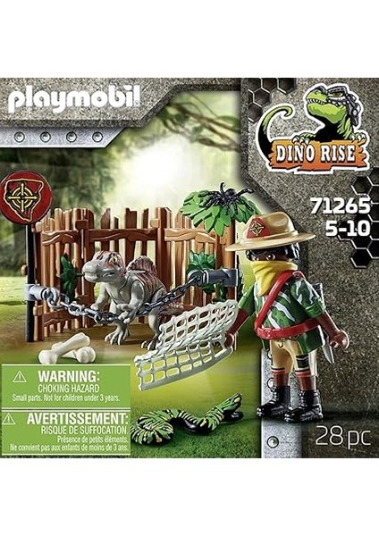 Dino Rise 71265 Kafeste Bebek Spinosaurus Dinozor, 5 Yaşından Büyük Çocuklar Için Oyuncak modelleri