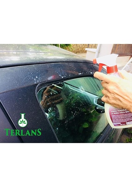 Araç Temizleyici Parlatıcı Hızlı Cila | Boyalı Alan &amp; Plastik Aksam | Parfümlü | 500 ml Sprey + Mikrofiber Bez fırsatları