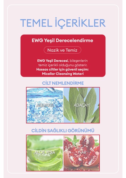 Nemlendirici Etkili Micellar Makyaj Temizleme Suyu APIEU Micellar Cleansing Water (Moisture) 300ml