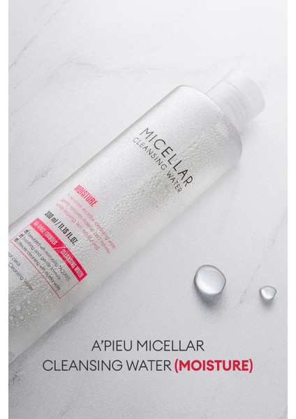 Nemlendirici Etkili Micellar Makyaj Temizleme Suyu APIEU Micellar Cleansing Water (Moisture) 300ml