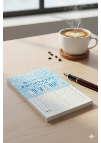 Sam Adisyon Bilgi Fişi, Adisyon Defteri Ölçüsü: 7X15 Cm. 100 Yapraklı, Numaralı 3 Cilt modelleri