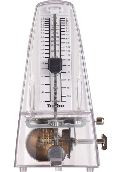 Tunyın Mekanik Metronom Taşınabil Metronom Ayarlanabil Vuruş Hızı Hafif Yüksek Piyano Gitar Davul Guzheng Aurate Vuruş Mekanik Metronom