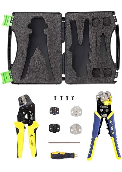 Tel Crimpers Çok Fonksiyonlu Mühendislik Kilitleme Terminali Sıkma Pensesi Tel Strippers Bağcık Yüksük Crimper Aracı Kordon Sonu Terminalleri Pense Kiti Youmaxe fiyatları