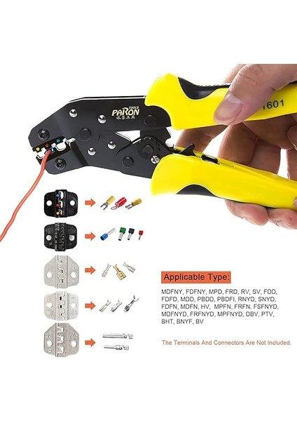 Tel Crimpers Çok Fonksiyonlu Mühendislik Kilitleme Terminali Sıkma Pensesi Tel Strippers Bağcık Yüksük Crimper Aracı Kordon Sonu Terminalleri Pense Kiti Youmaxe indirimleri