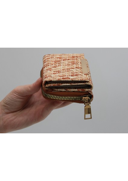 Kremit Bozuk Para Gözlü Bol Kartlıklı Mini Kadın Cüzdanı modelleri