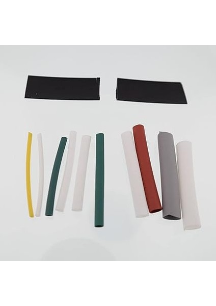 529335 Isı Ile Daralan Makaron Set, Karışık Renkli, 4 Cm, 12 Adet modelleri